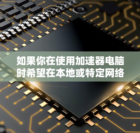 如果你在使用加速器电脑时希望在本地或特定网络上使用外网，以下是一些可能的步骤和方法