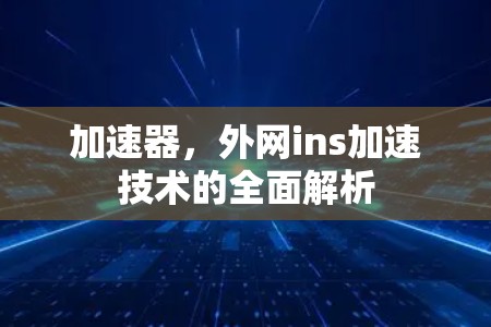 加速器，外网ins加速技术的全面解析