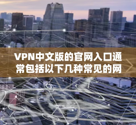 VPN中文版的官网入口通常包括以下几种常见的网站类型 VPN中文版的官网入口通常包括以下几种常见的网站类型