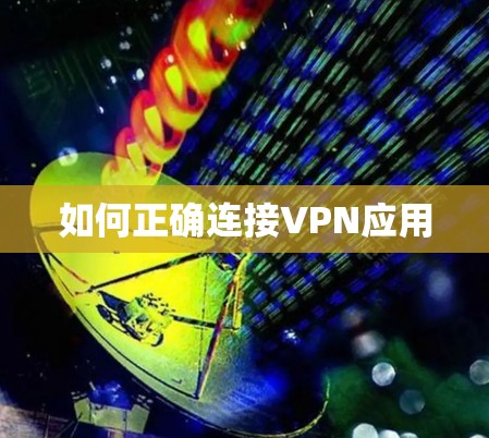 如何正确连接VPN应用 如何正确连接VPN应用
