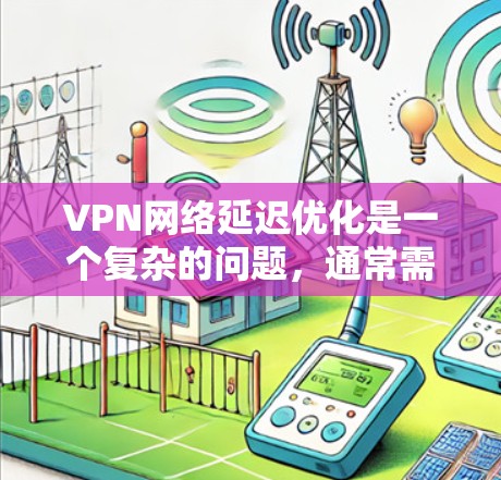 VPN网络延迟优化是一个复杂的问题,通常需要从多个角度进行优化。以下是一些常见的VPN网络延迟优化方法 VPN网络延迟优化是一个复杂的问题,通常需要从多个角度进行优化。以下是一些常见的VPN网络延迟优化方法
