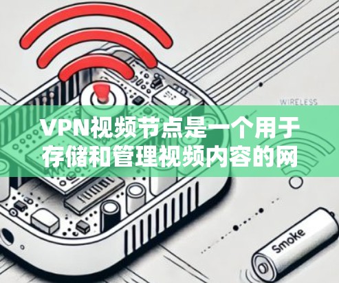 VPN视频节点是一个用于存储和管理视频内容的网络设备,主要用于加密视频传输和访问控制。以下是关于VPN视频节点的详细解释 VPN视频节点是一个用于存储和管理视频内容的网络设备,主要用于加密视频传输和访问控制。以下是关于VPN视频节点的详细解释