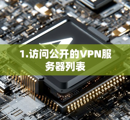 1.访问公开的VPN服务器列表 1.访问公开的VPN服务器列表